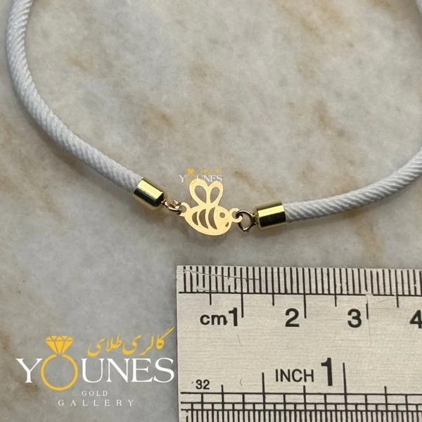 دستبند زنبور لیزری طلا